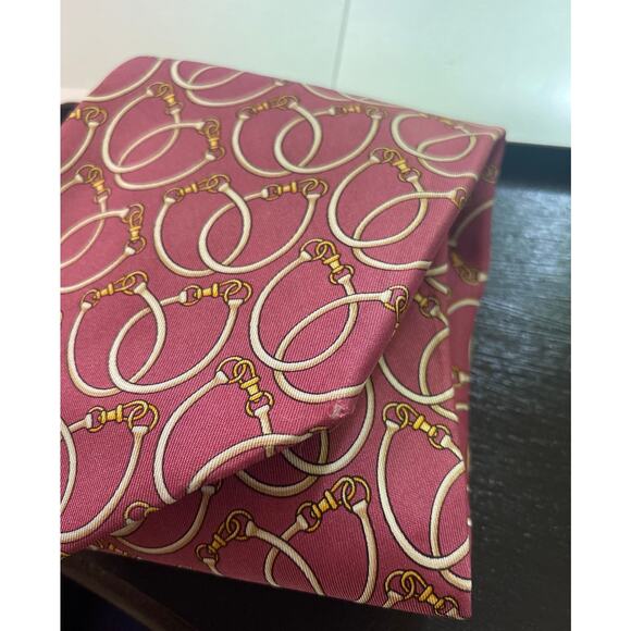 Vintage Trussardi silk necktie with equestrian prints - Picture 6 of 6